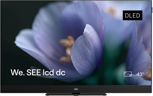 Smart TV, 43 Zoll, Fernseher, 4K UHD, LCD-Display, See 43 LCD dc, LOEWE We, 43 Zoll Fernseher mit Dual-Channel