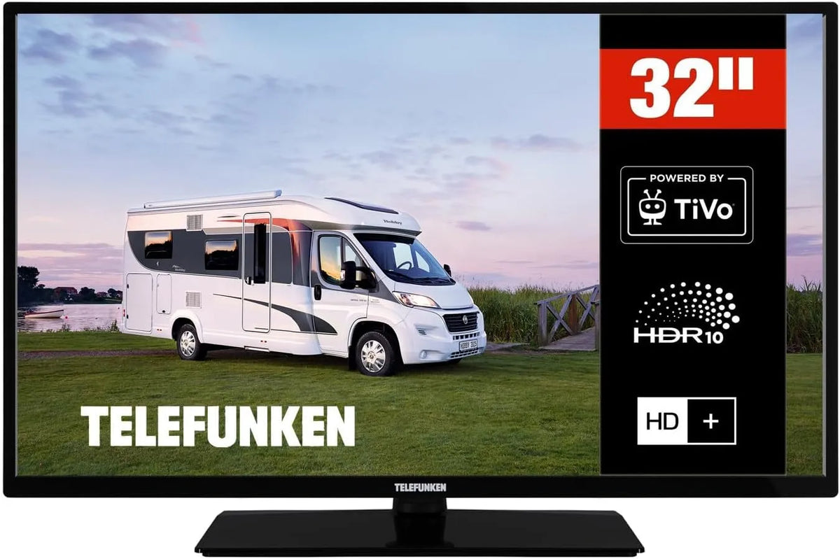 Smart TV, 32 Zoll, Fernseher, TELEFUNKEN T32x840, Wohnmobil und Zuhause