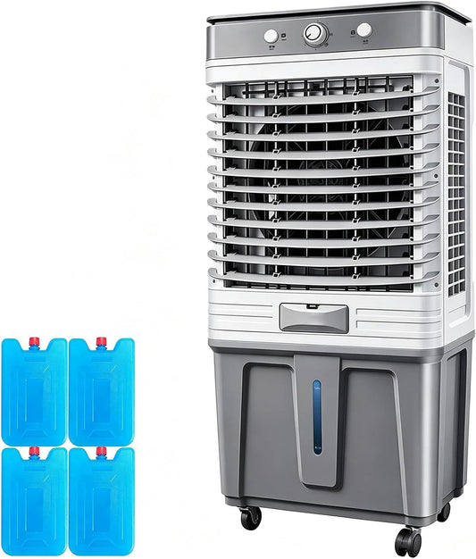 Klimaanlage, 80 L, 500 W, Klimaanlage Mobil Luftkühler 80L für Gewerbe mit 500W Hochleistung Power