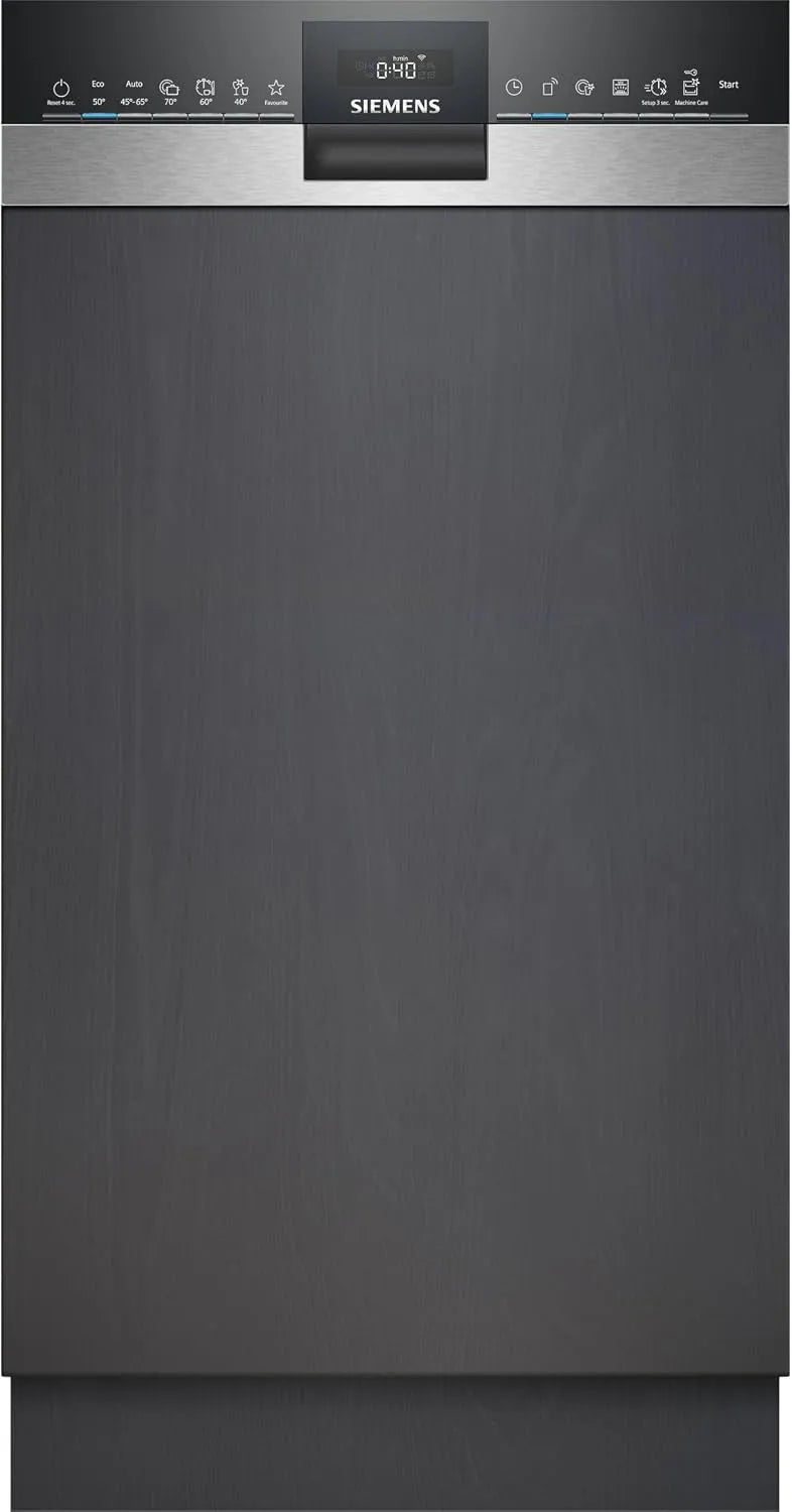 Siemens iQ500 SR55ZS10ME Geschirrspüler, 45 cm, Slim-Format, Siemens iQ500 Schmaler Teilintegrierter Geschirrspüler 45 cm SR55ZS10ME