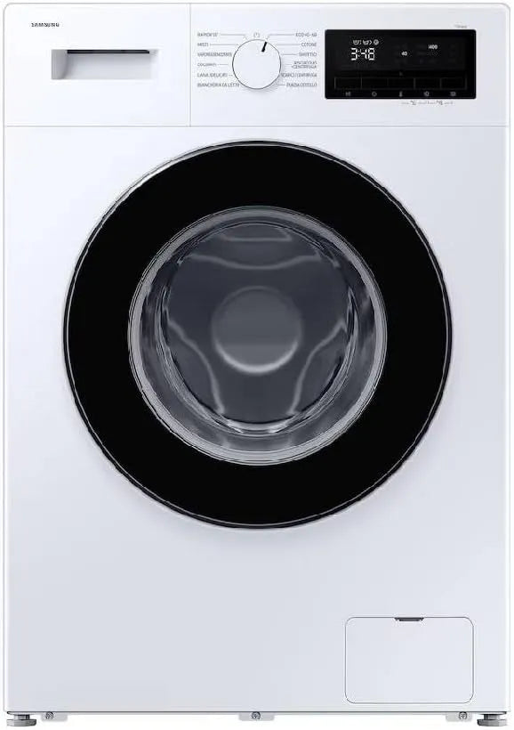 Samsung Serie 3000 WW90FG3M05AWET Waschmaschine, 59, 5 x 85 x 52 cm, 9 kg, freistehend, WLAN, Dampf, Hygiene, Schnellwäsche, Frontlader