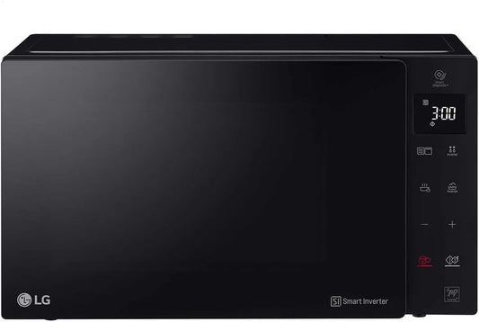 LG Mikrowelle, 25 L, 1000 W, Grill, Mikrowellenofen, Schwarz, Digitaldisplay, LG Electronics MH 6535 GIS Mikrowelle mit Grill