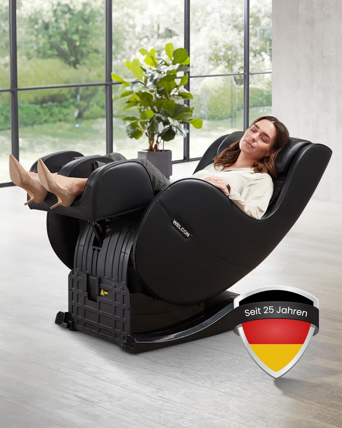 Massagesessel – Ganzkörpertraining, für zuhause, schwarz, WELCON