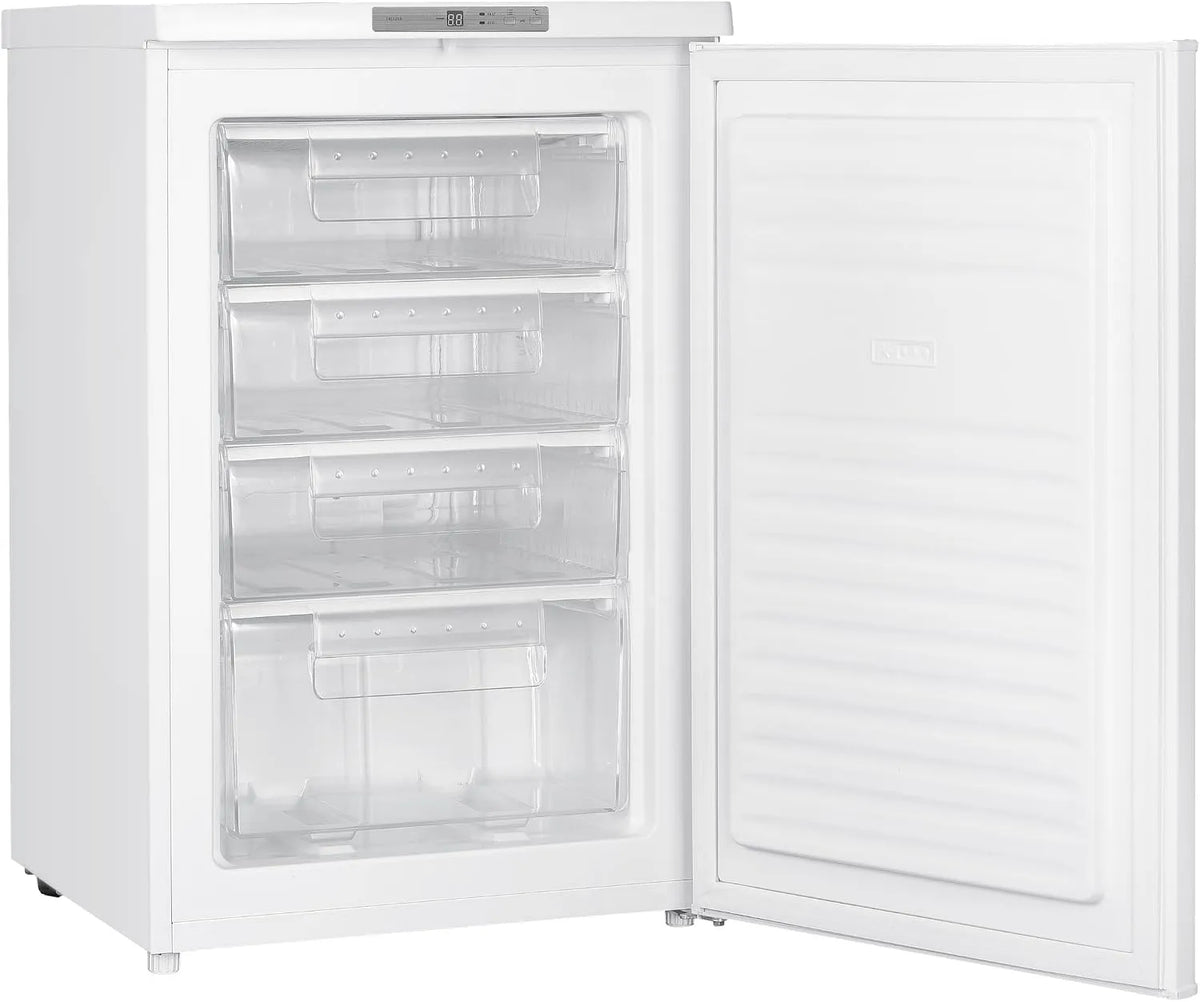 Gefrierschrank WF-TT8D, 91 L, 58 x 55 x 85 cm, freistehend, Gefrierfach, Tiefkühlschrank, Weiß, I Tisch Tiefkühltruhe EEK D