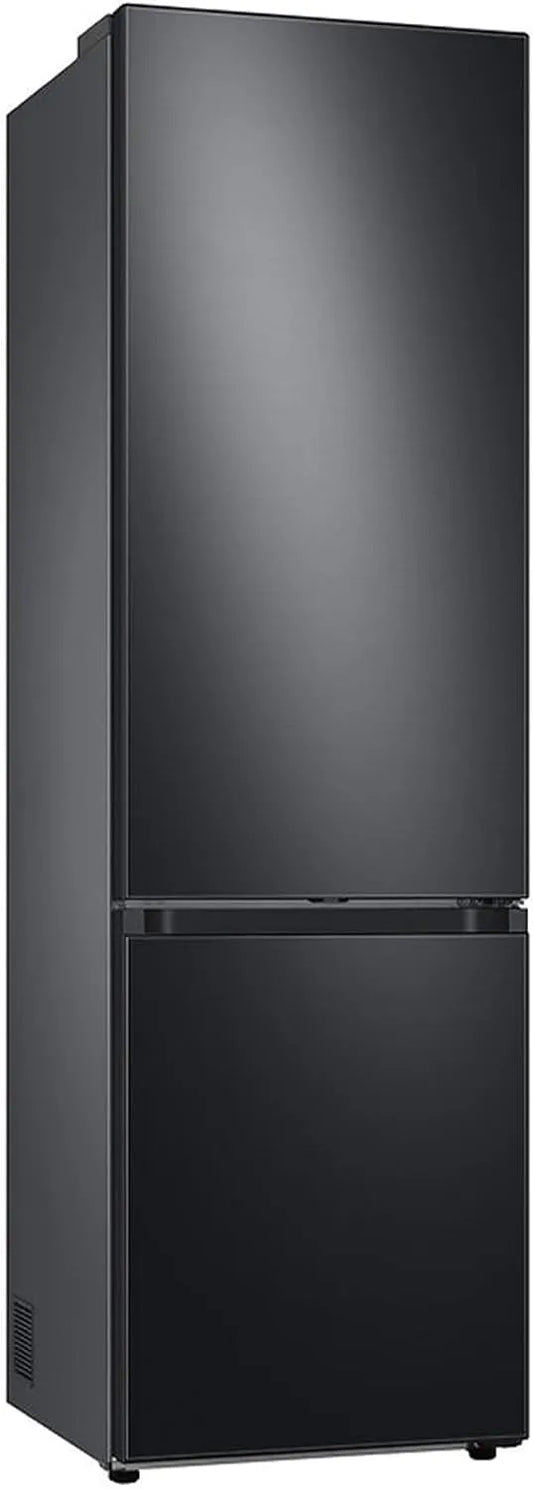 Samsung RB38C7B5AB1/EF Kühl-Gefrierkombination, 387 L, No Frost, SmartThings, Kühlschrank mit Gefrierfach, Schwarz, 203, SpaceMax, Metal Cooling