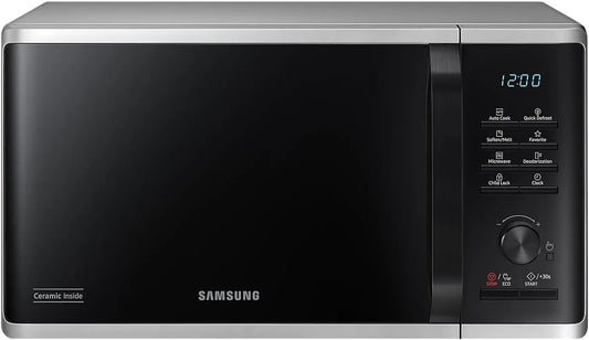 Samsung MS23B3515AS Mikrowelle, 23 L, 800 W, Mikrowellenofen, Silber