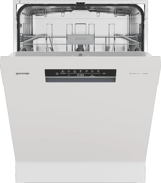 Gorenje GU642C90W breite, 14 Geschirrspüler, 81, 6x59, 8x57, 5 cm, 6 Programme, Hygiene, 60 breite, 14 Maßgedecke, 3 in 1 Funktion, Unterbaugerät