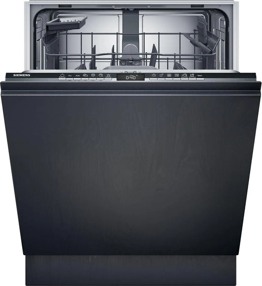 Siemens iQ300 SN63Hx10TE Geschirrspüler, 60 cm, varioSpeed Plus, Home Connect, aquaStop, Besteckkorb, vollintegriert, leise, Weiß, 3-fach rackMatic
