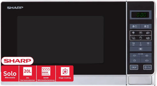 Sharp R242WW Mikrowelle, Mikrowellenofen, Sharp Electronics R242WW Mikrowellengerät