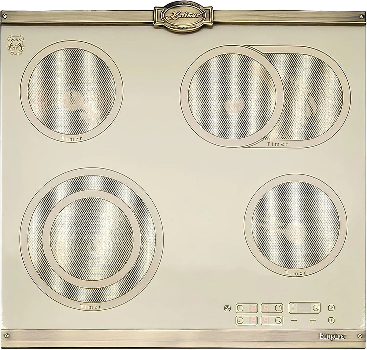 Glaskeramikkochfeld, 60 cm, 4 Kochzonen, Touch-Bedienung, autark, Kaiser Empire KCT 6185 ElfEm · Autarkes High-Light Elektro Kochfeld 60 cm ·