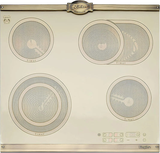 Glaskeramikkochfeld, 60 cm, 4 Kochzonen, Touch-Bedienung, autark, Kaiser Empire KCT 6185 ElfEm · Autarkes High-Light Elektro Kochfeld 60 cm ·