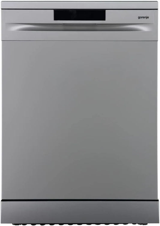 Gorenje C10S Geschirrspüler, 60cm, 5 Programme, freistehend, Inverter, Grau, 14 Maßgedecke, 3 Körbe, SpeedWash, TotalDry, vollständiger Überlaufschutz