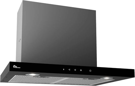Dunstabzugshaube, 60 cm, Küchenhaube, Schwarz, Thermex Super Silent GT, Unterbau