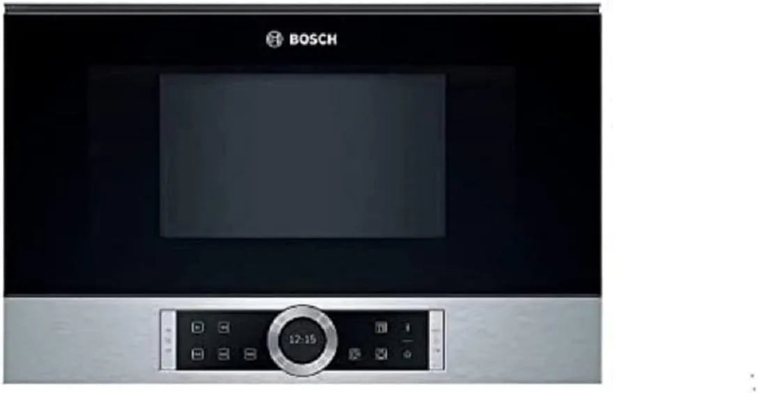 Bosch Serie 8 BFL634GS1 Mikrowelle, 38 x 60 cm, 900 W, Touch-Bedienung, Einbau, LED-Beleuchtung, Mikrowellenofen, TFT-Touchdisplay, AutoPilot 7 7