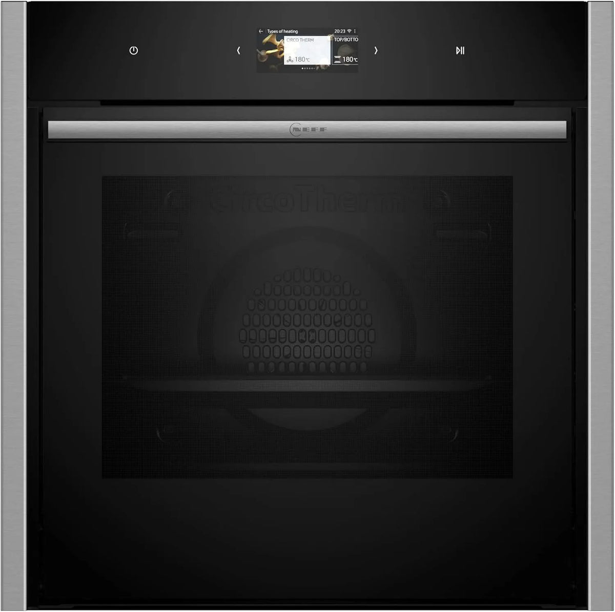 NEFF B64CS71N0 Backofen, 60 x 60cm, Einbau, Touch-Bedienung, Schwarz, Full Touch TFT-Display, N 90, Made in Germany, Slide&Hide, Automatikprogramme