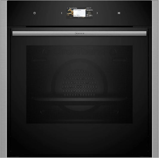 NEFF B64CS71N0 Backofen, 60 x 60cm, Einbau, Touch-Bedienung, Schwarz, Full Touch TFT-Display, N 90, Made in Germany, Slide&Hide, Automatikprogramme