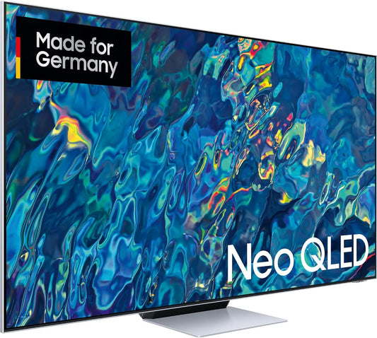 Samsung QN95B Smart TV, 55 Zoll, Fernseher, 4K UHD, QLED, HDR, Dolby Audio, Neural Quantum Prozessor 4K, GQ55 ATxZG, Dolby Atmos, 2022, Deutsches