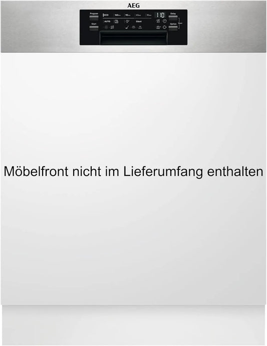 AEG Serie 5000 FES7572APM Geschirrspüler, 60 cm, 44 dB, Energieklasse B, Spülmaschine, 14 MG, Besteckschublade, Wasserstopp