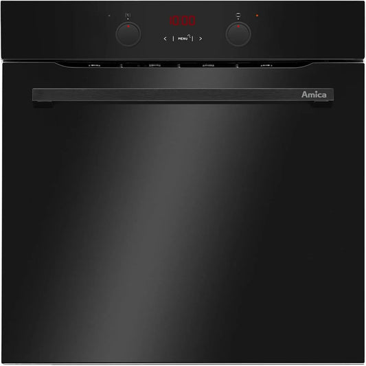 Amica Backofen, 60 cm, 77 L, 800 V, Einbau, Schwarz, Amica Einbaubackofen 60 cm 77 L Kerntemperatursensor Black EBx 944 800 V