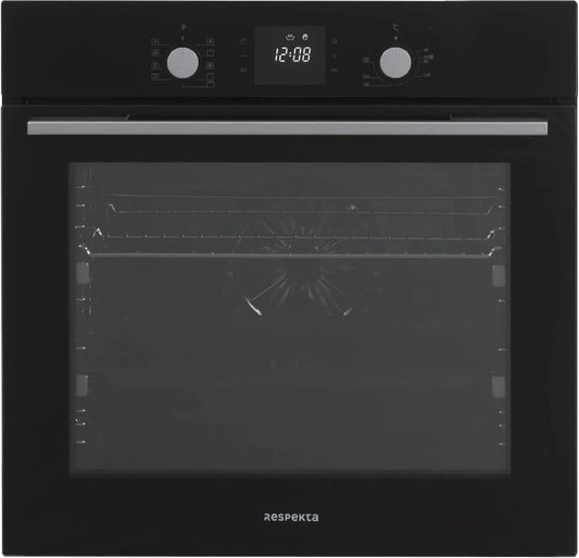 Respekta AB700-33 Backofen, 80 L, Energieklasse A, Einbau, Touch-Bedienung, Timer, autark, Dampf, 8 Beheizungsarten, Dreifachverglaste Tür