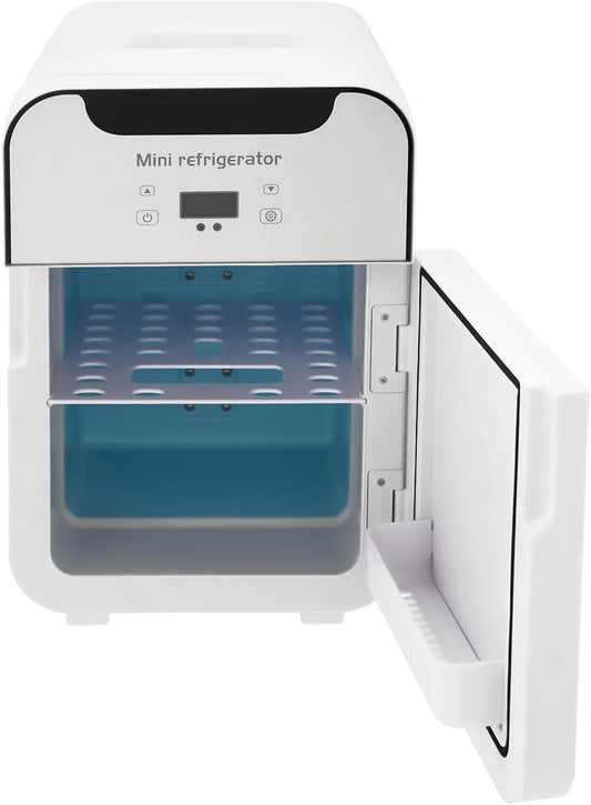 Kühlschrank 220-240V/12V, 16 L, 34, 5 × 27, 2 × 42, 2 cm, 240 V, herausnehmbar, AC DC, Mini Kühlschrank 16L, kleiner Kühlschrank für Auto, Kühl- und