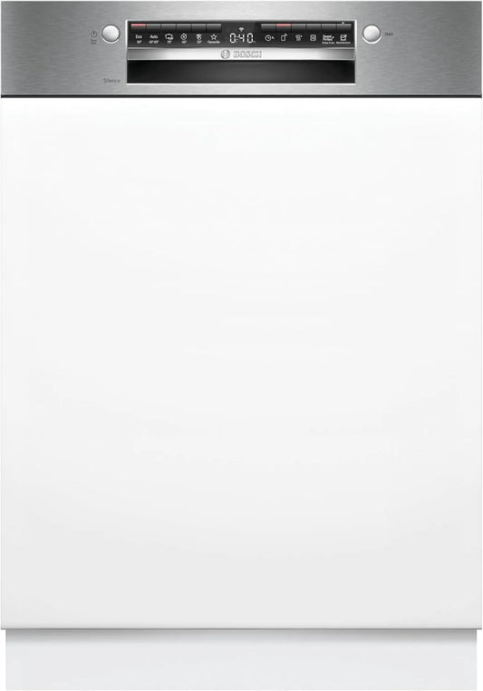 Bosch Serie 4 SMI4HVS14E Geschirrspüler, 60 cm, aquaStop, leise, VarioFlex-Körbe, Silence Programm, EcoSilence Drive, 3-fach Rackmatik, Smart Start