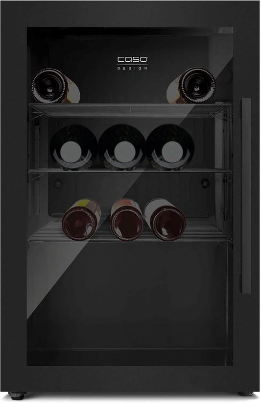 Caso IPx4, Spritzwasserschutz Kühlschrank, 63 L, -1 bis 10 °C, Einbau, Outdoor, Schwarz, BBQ Cooler S-L Black, abschließbar, Kühlschrank 63L