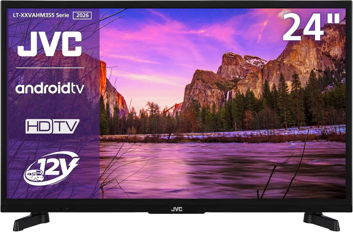 JVC LT-24VAHM355 Smart TV, 24 Zoll, Fernseher, Android OS, Camping