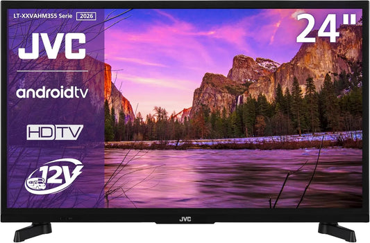 JVC LT-24VAHM355 Smart TV, 24 Zoll, Fernseher, Android OS, Camping