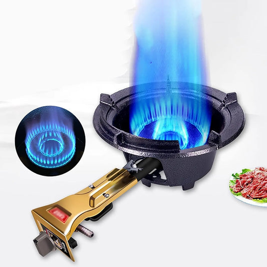 Produkt kommerzieller Herd, Gasherd, 25 kW, Gusseisen-Kochring für Innenräume, 34 cm, Outdoor-Camping, Energieklasse A